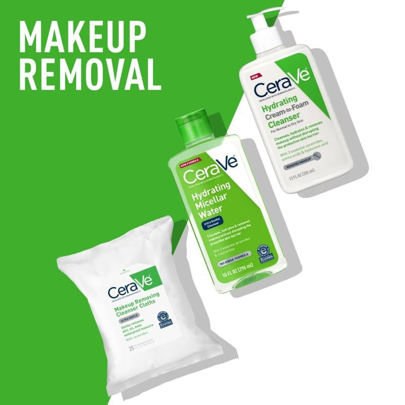 Hydrating Micellar Water Facial Cleanser & Eye Makeup Remover, 10 Fl Oz