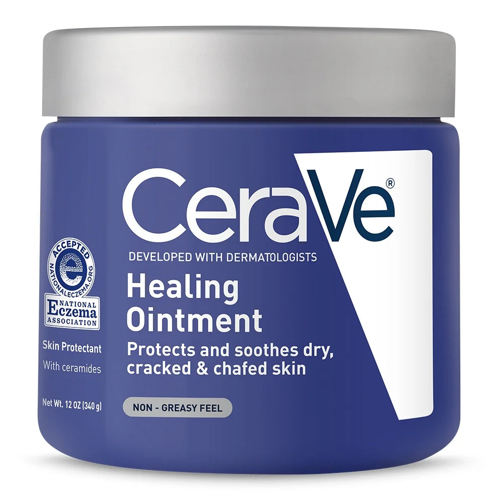 Healing Ointment for Face & Body, Protects and Soothes Dry, Cracked, & Chafed Skin 12 Oz