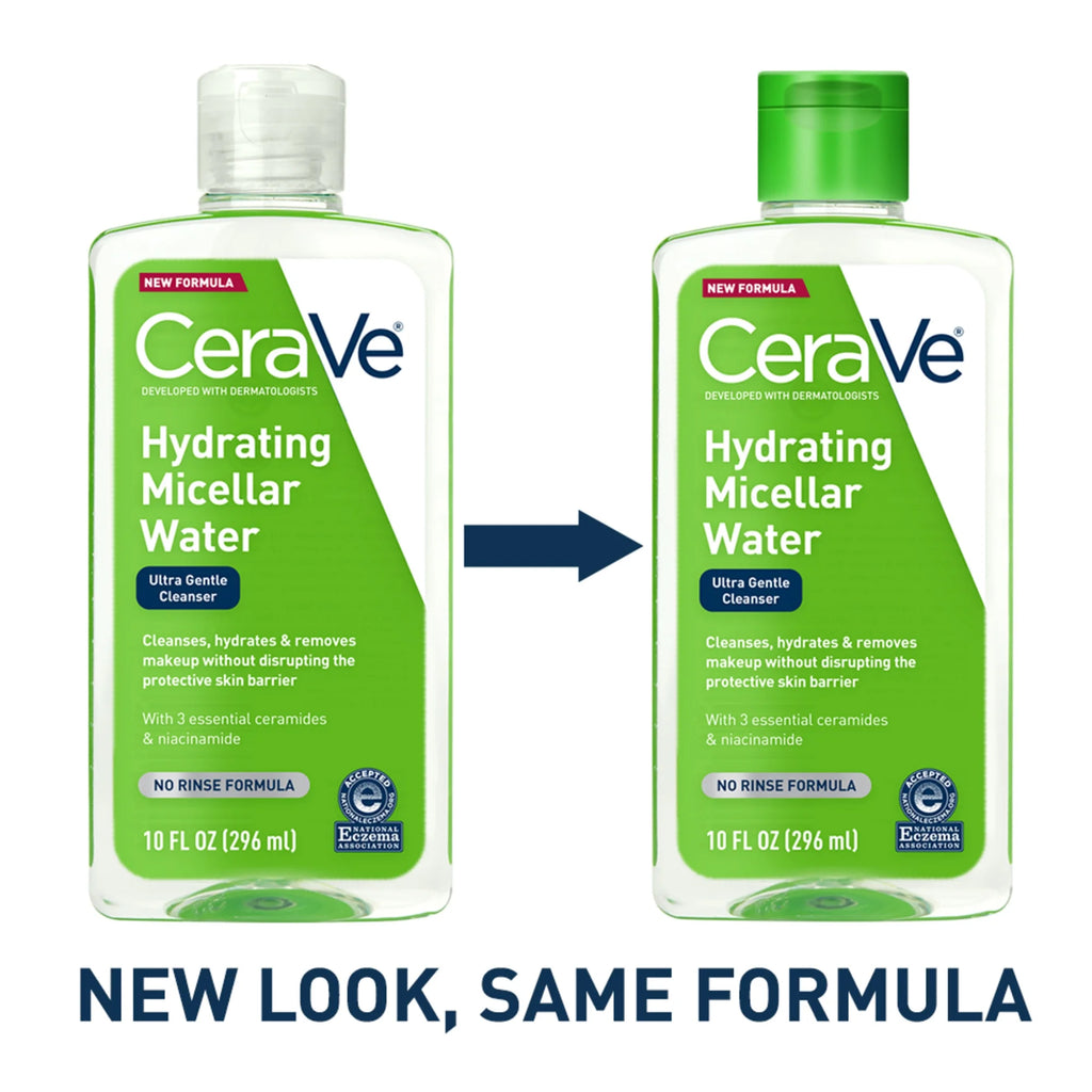 Hydrating Micellar Water Facial Cleanser & Eye Makeup Remover, 10 Fl Oz