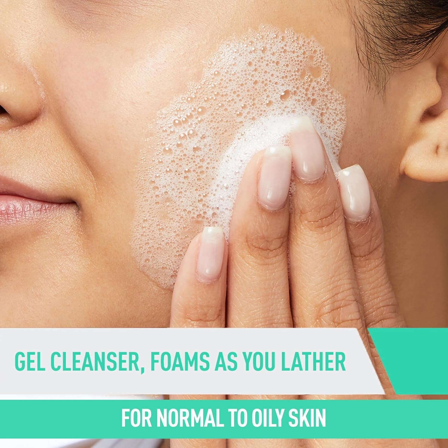 Foaming Facial Cleanser for Oily Skin, 16 Fl Oz, Fragrance Free